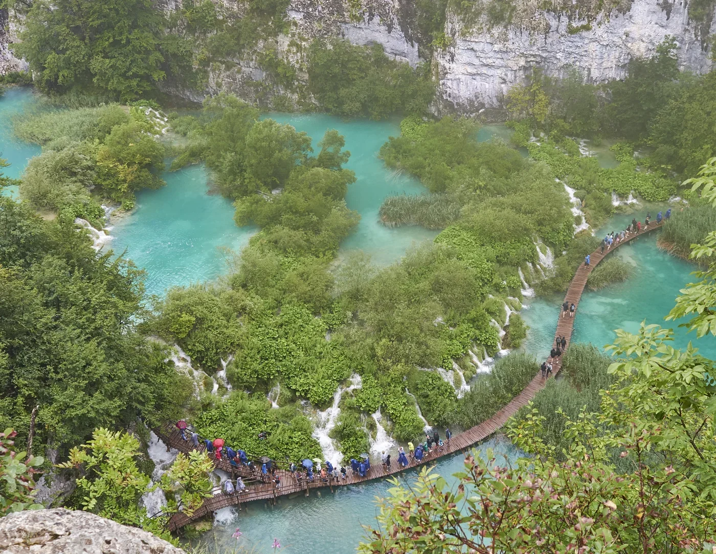 Boardwalk and lower lakes, Plitvice Lakes National Park